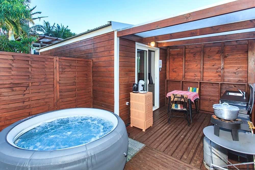 L'escapade créole Bungalow Bananier jacuzzi privatif Saint-Joseph Exterior foto
